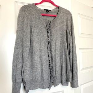 Banana republic women’s gray wool cardigan